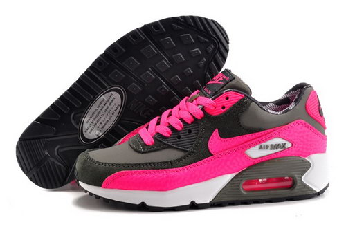 Nike Air Max 90 Womenss Shoes Hot New Pink Gray White Reduced